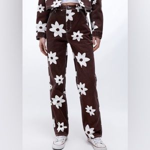 Pacsun, brown boyfriend jeans